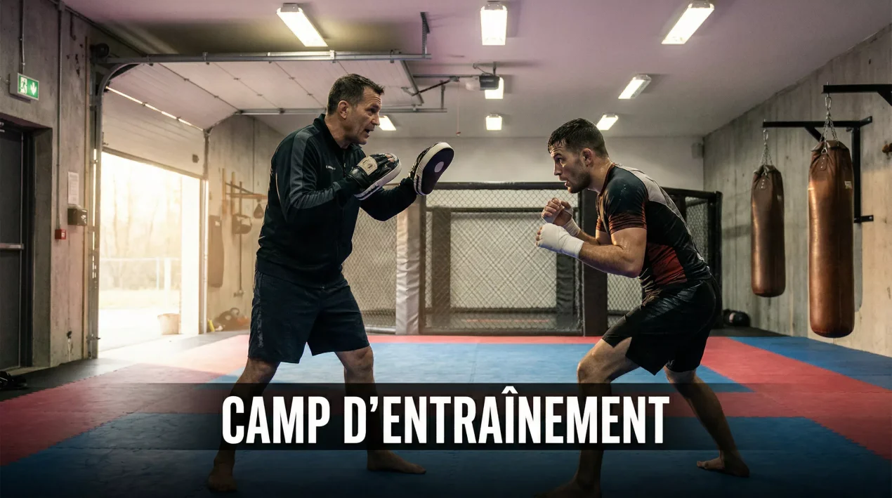 Camp d&rsquo;entraînement MMA : changement de coach et paris