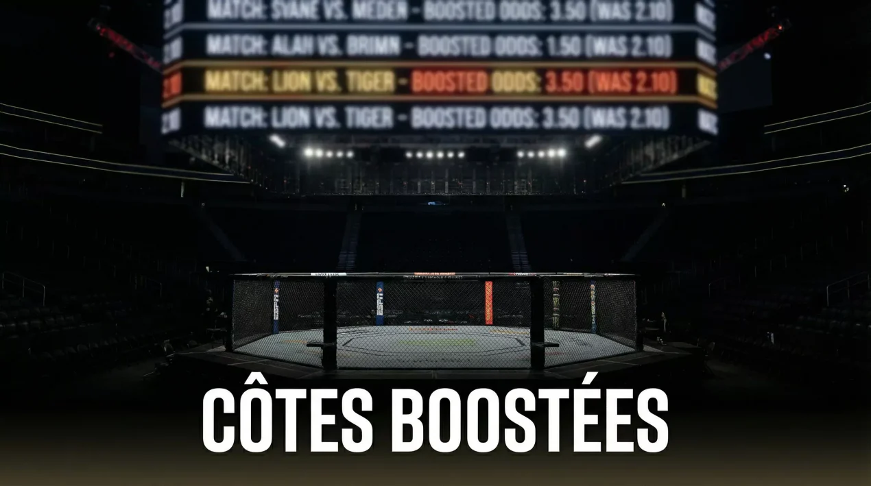 Cotes boostées UFC : profiter des promotions bookmakers