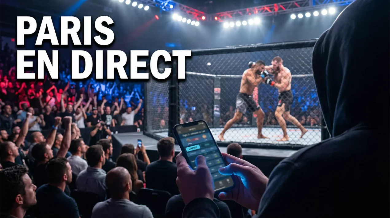Paris en direct MMA : guide du live betting UFC