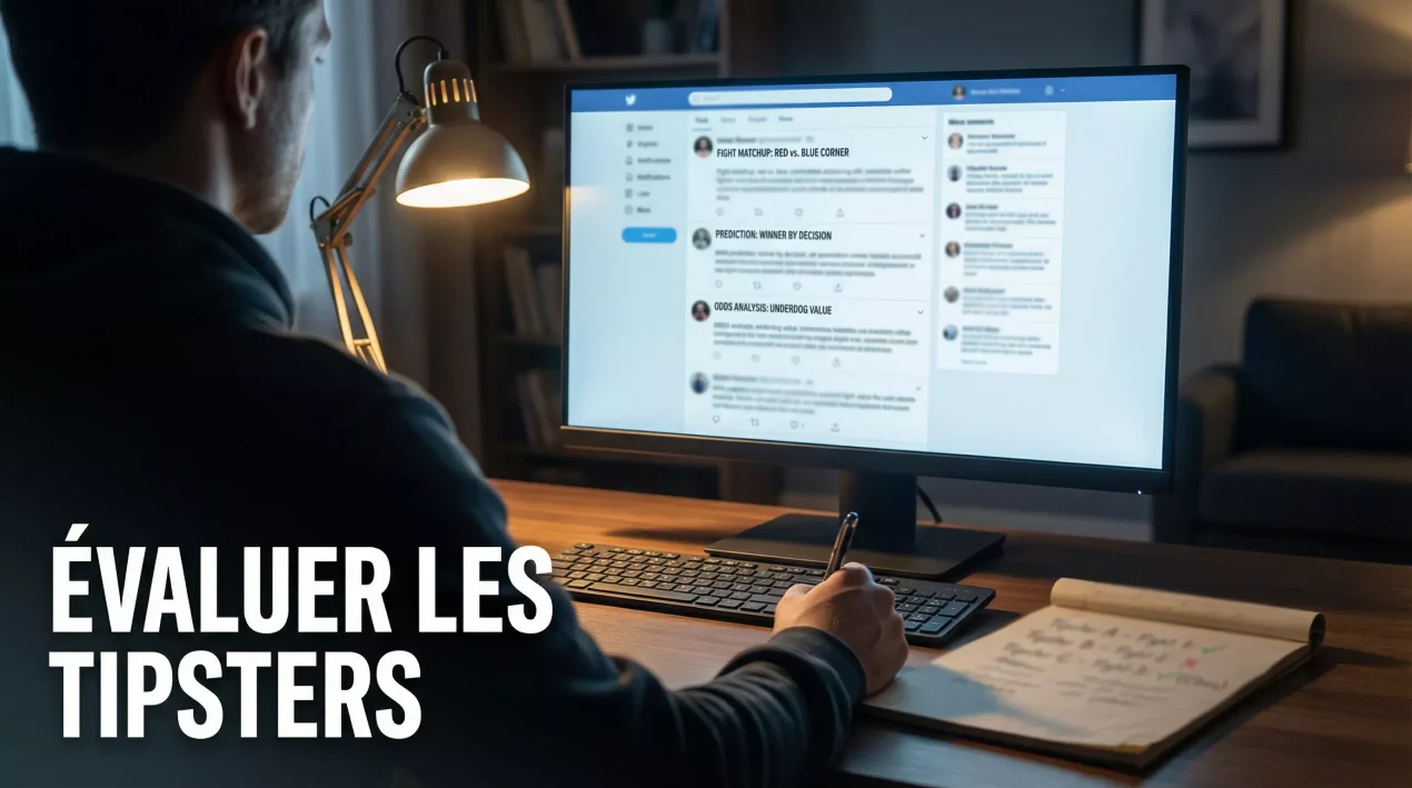 Pronostics UFC : comment suivre et évaluer les tipsters MMA